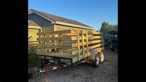 Building Stake Sides for a Flatbed Trailer; an overview .